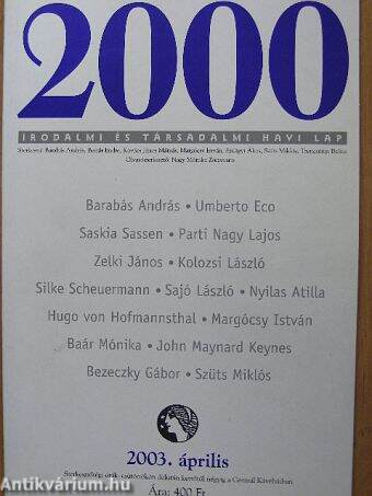 2000 2003. április