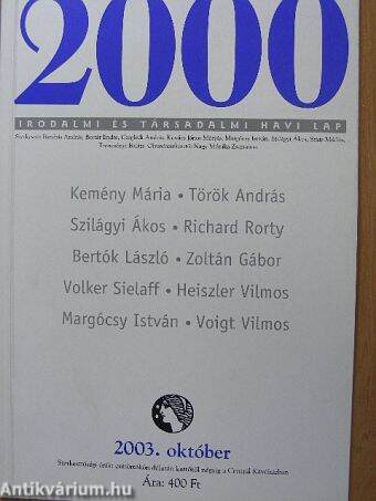 2000 2003. október