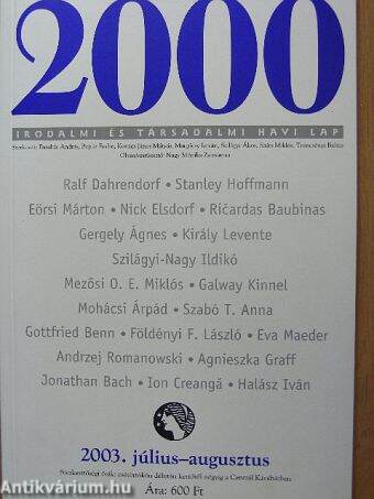 2000 2003. július-augusztus
