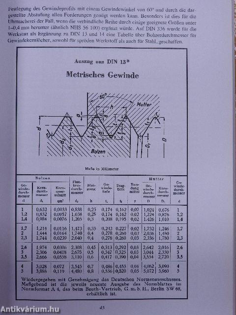 Lehrbuch für das Uhrmacherhandwerk