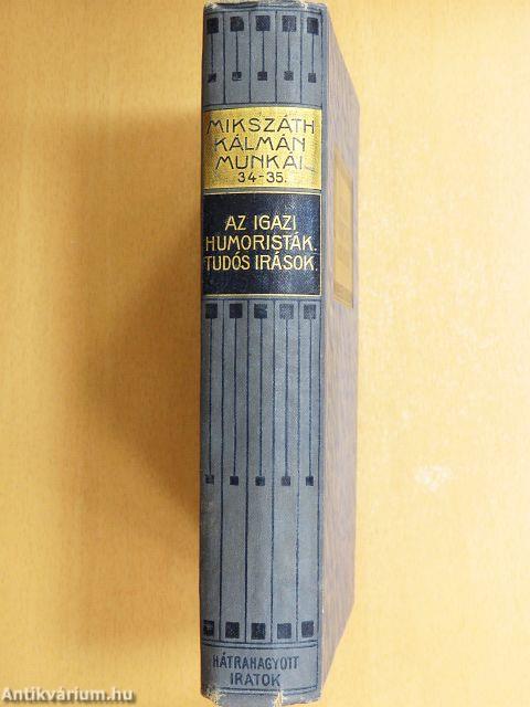 Az igazi humoristák/Tudós irások