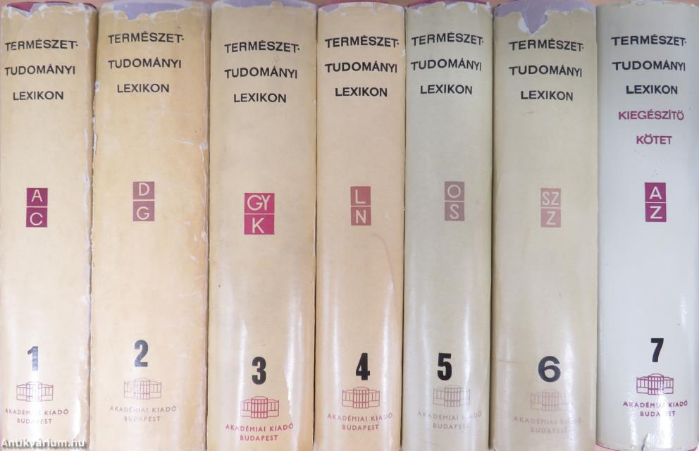 Természettudományi lexikon 1-7.