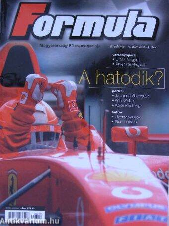 Formula 2003. október