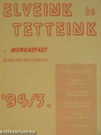 Elveink és Tetteink 1994/3.