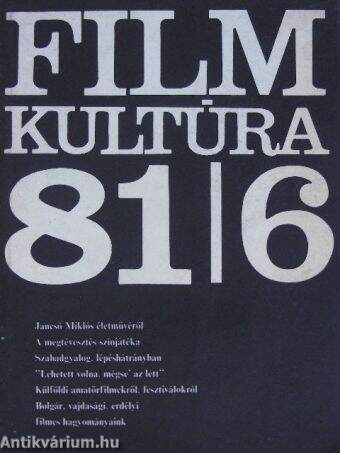 Filmkultúra 1981. november-december