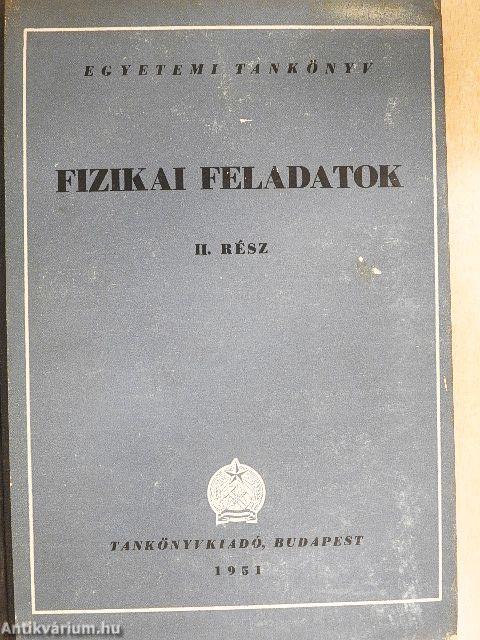 Fizikai feladatok II.