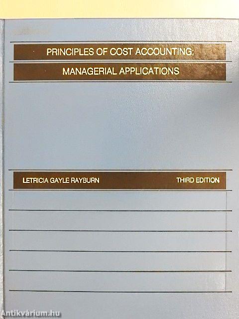 Principles of Cost Accounting