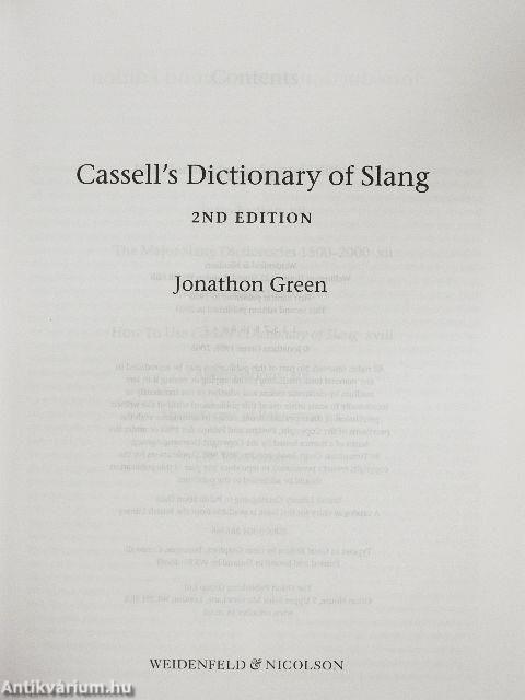 Cassell's Dictionary of Slang