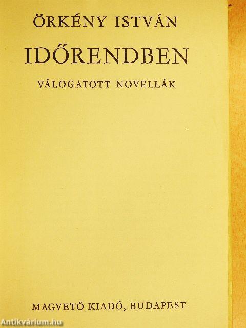 Időrendben - Novellák