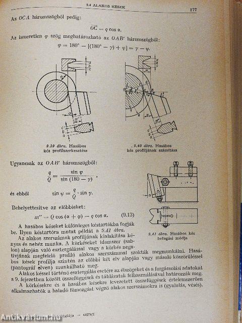 A gépgyártás technológiája I.