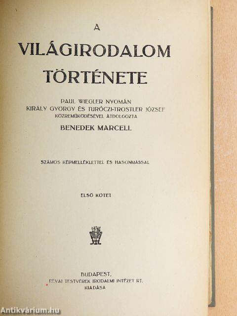 A világirodalom története I-II.