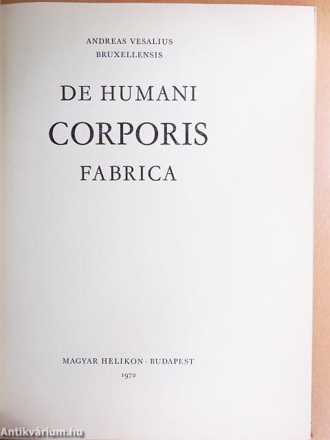 De humani corporis fabrica