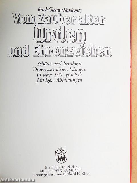 Vom Zauber alter Orden und Ehrenzeichen