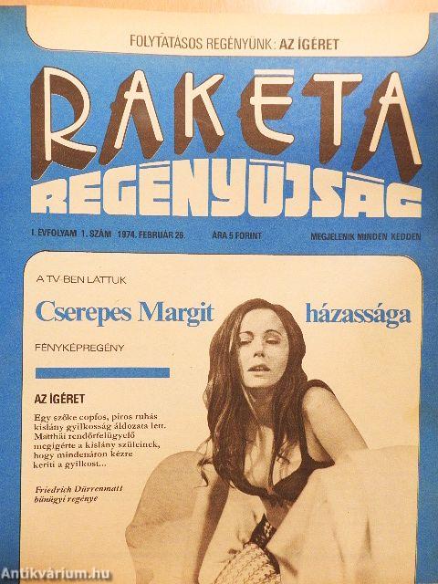 Rakéta Regényújság 1974. (nem teljes évfolyam)