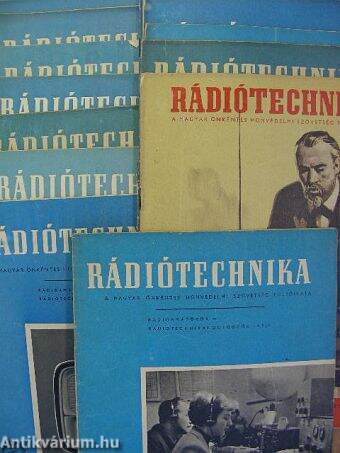 Rádiótechnika 1953-1956. (vegyes számok, 15 db.)