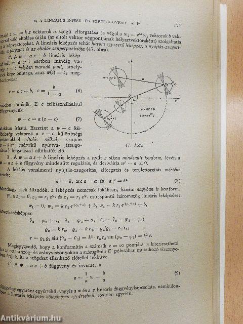 Műszaki matematikai gyakorlatok B. IV.