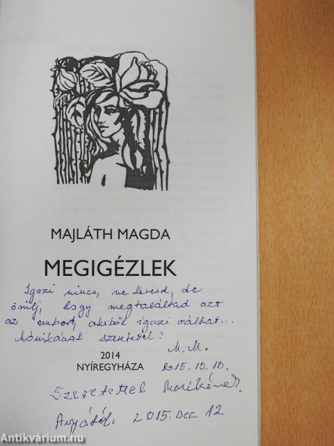 Megigézlek (dedikált példány)