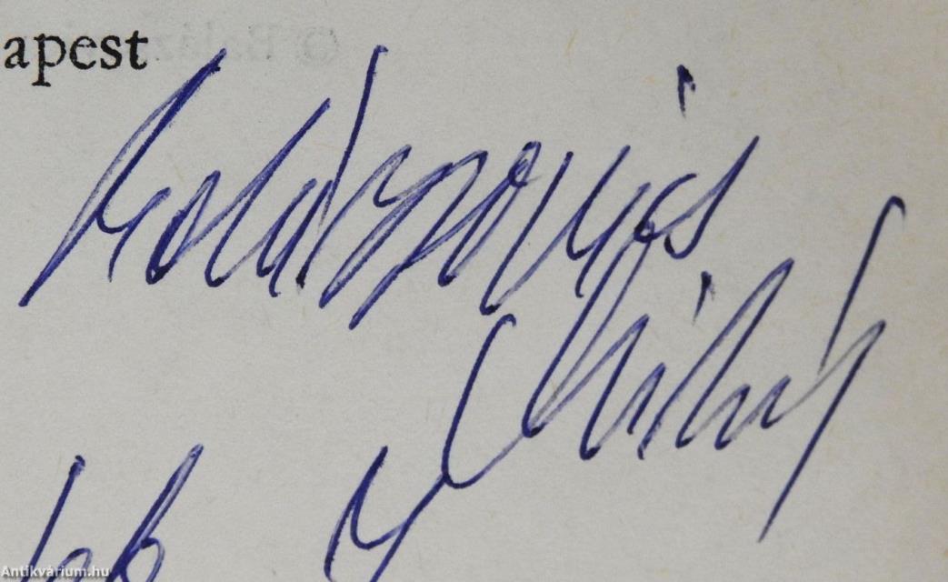 Évszakváltás (dedikált példány)