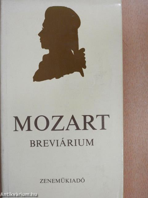 Mozart breviárium (dedikált példány)