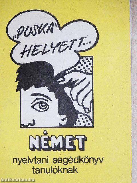 Német nyelvtani segédkönyv tanulóknak