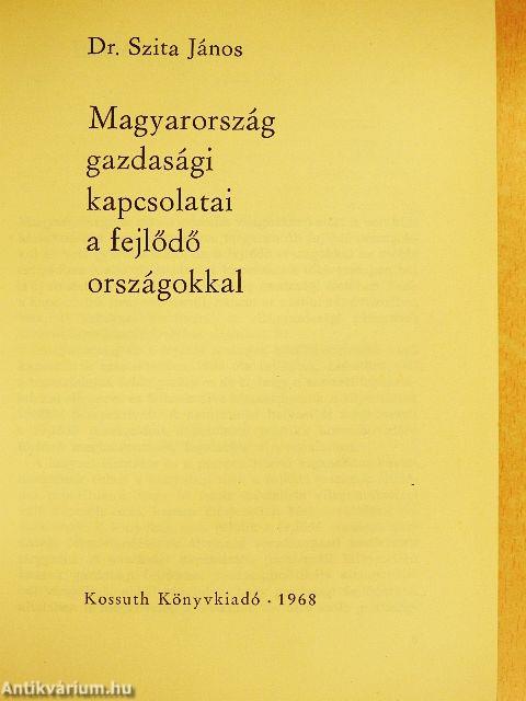 Magyarország gazdasági kapcsolatai a fejlődő országokkal