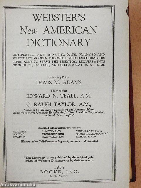 Webster's New American Dictionary