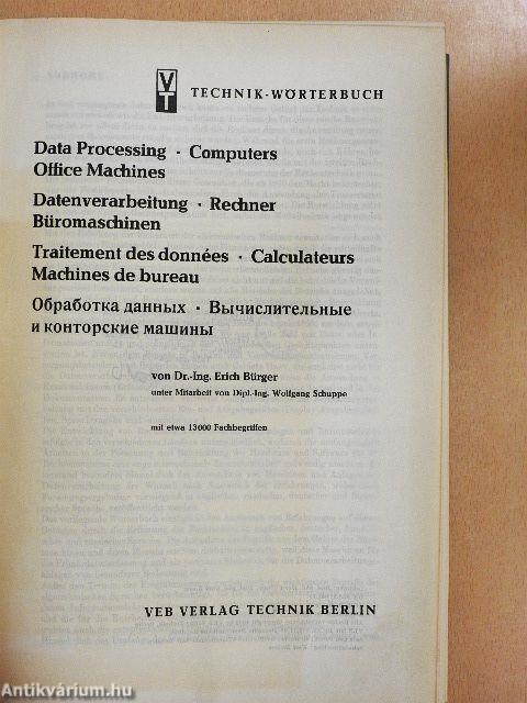 Data Processing, Computers, Office Machines