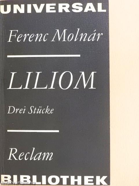 Liliom (dedikált példány)