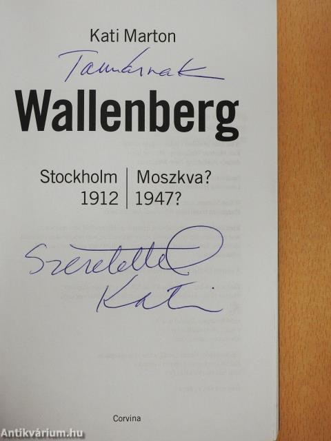 Wallenberg (dedikált példány)
