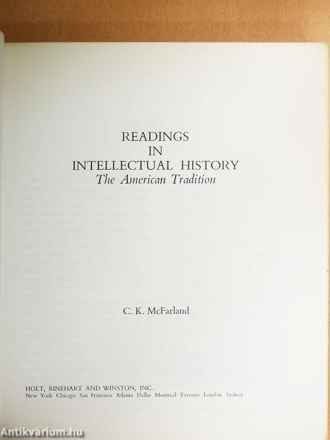 Readings in Intellectual History