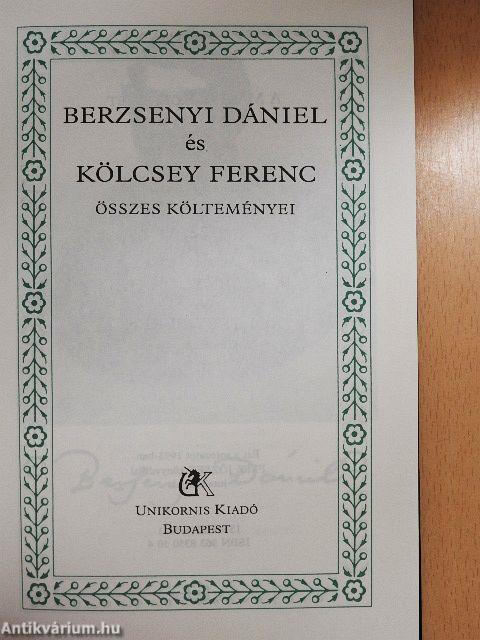 Berzsenyi Dániel és Kölcsey Ferenc összes költeményei