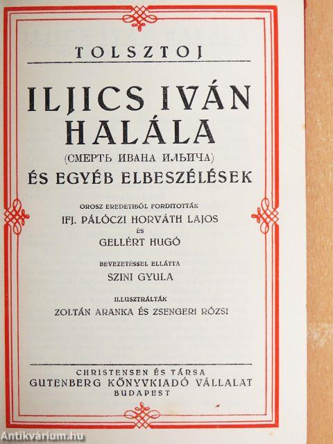 Iljics Iván halála és egyéb elbeszélések