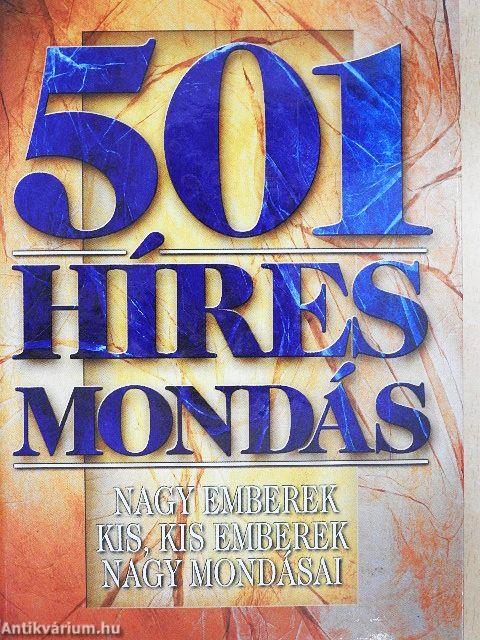 501 híres mondás