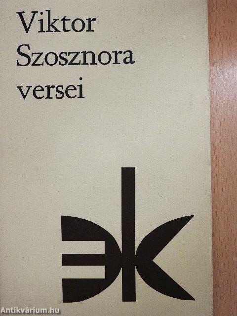 Viktor Szosznora versei