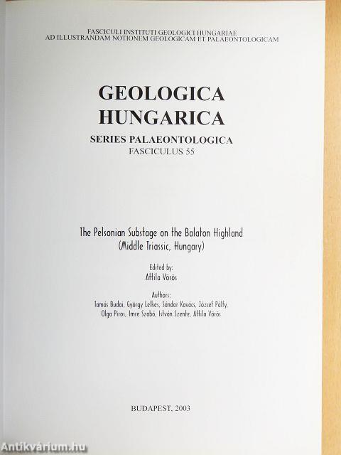 Geologica Hungarica - Series Palaeontologica 55.