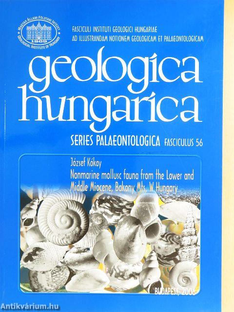 Geologica Hungarica - Series Palaeontologica 56.