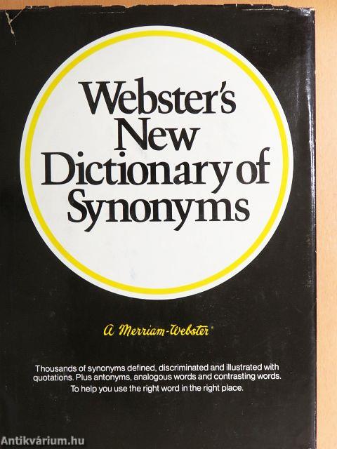 Webster's New Dictionary of Synonyms