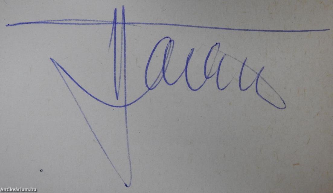 A fontos ember (dedikált példány)