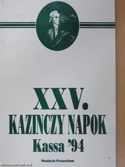 XXV. Kazinczy Napok (dedikált példány)