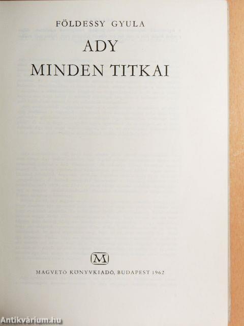 Ady minden titkai