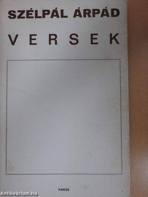 Versek (dedikált példány)