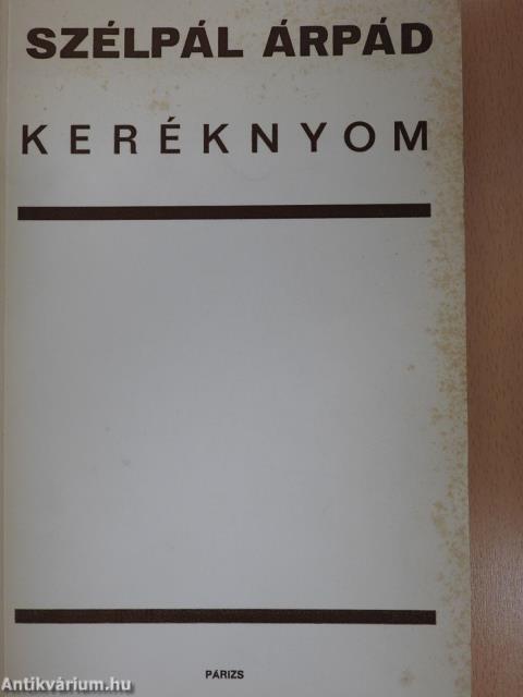 Keréknyom (dedikált példány)