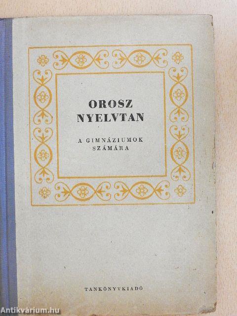 Orosz nyelvtan