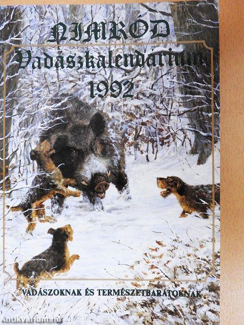 NIMRÓD Vadászkalendárium 1992.