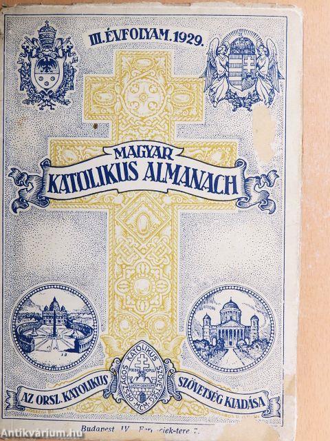 Magyar Katolikus Almanach 1929.