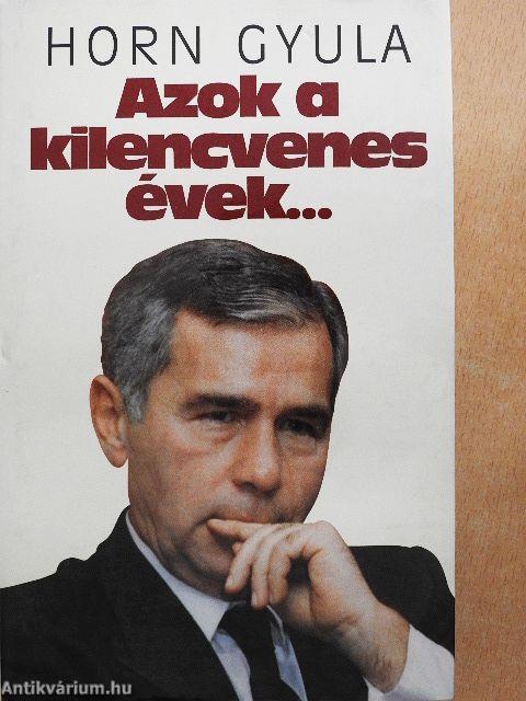 Azok a kilencvenes évek...