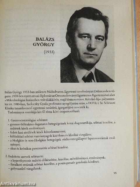A Debreceni Orvostudományi Egyetem története és professzorainak életrajza 1918-1988
