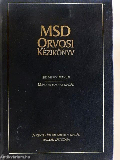 MSD Orvosi Kézikönyv