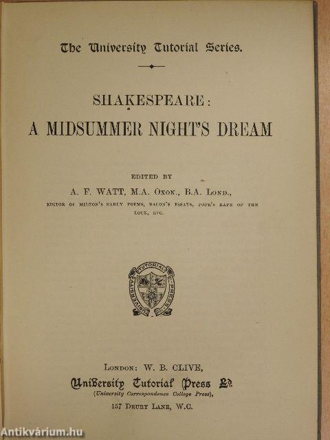 A Midsummer Night's Dream