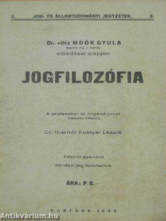 Jogfilozófia II.